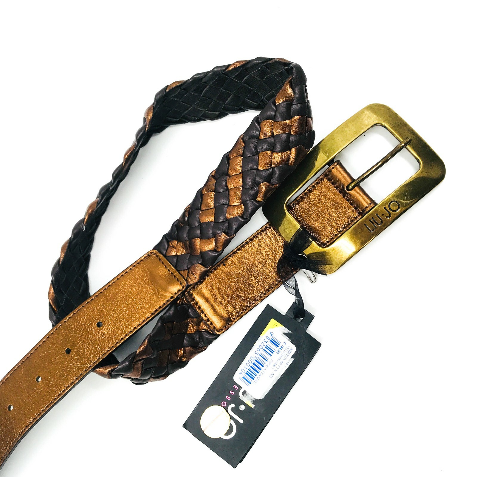 ベルト LIU JO Woman Belt Bronze AF3391E0086 81148 LIU JO Bronze Brown Leather Designer Belt Size S €145 | eBay