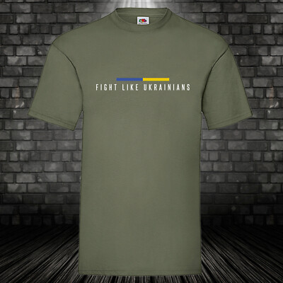 Fight like Ukrainians Shirt Ukraine T-Shirt Slava Ukrainer Wolodymyr Selenskyj