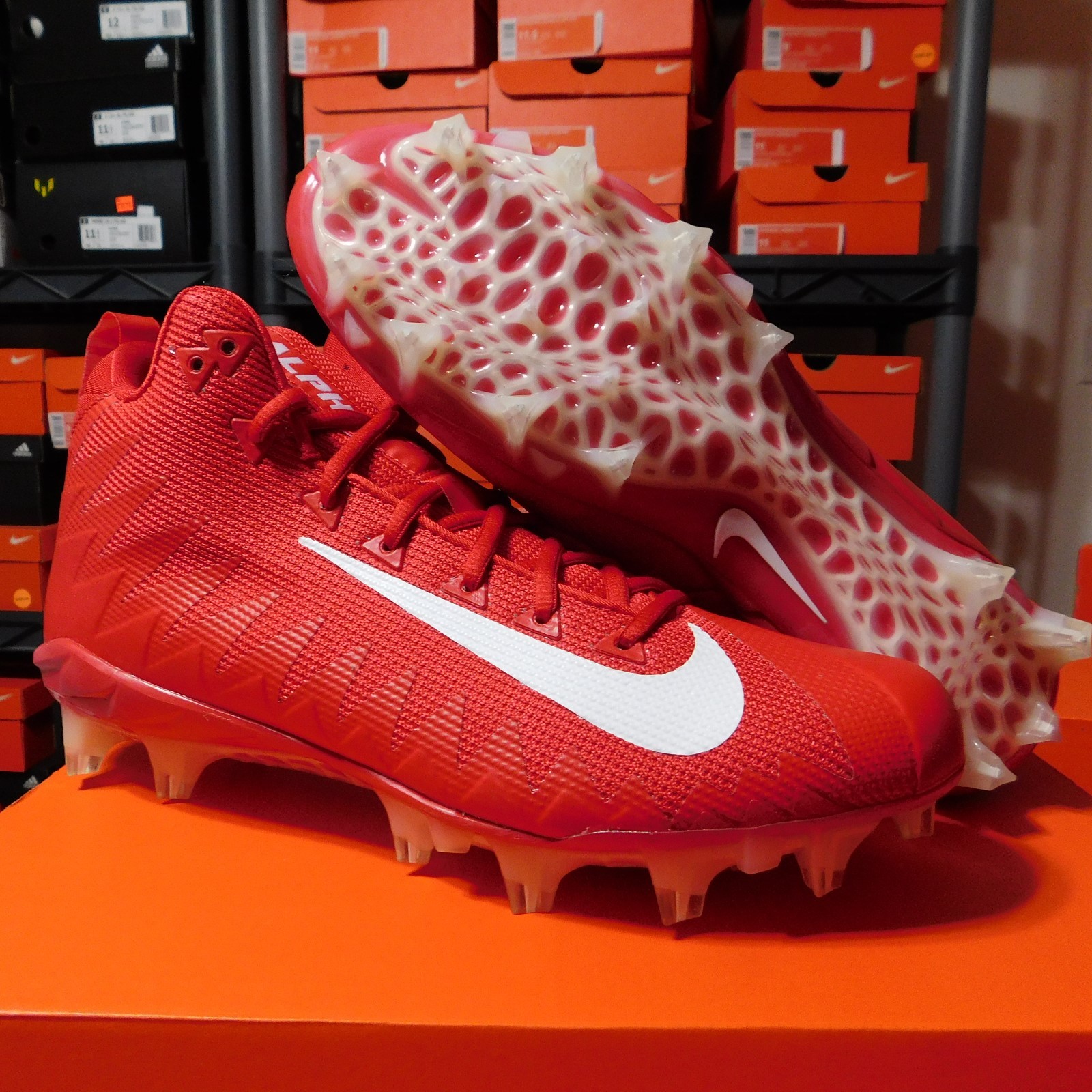 cam newton cleats white and chrome