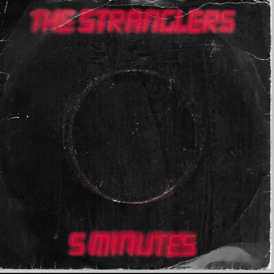 The Stranglers 5 Minutes UK 45 7'' single +Picture Sleeve +Rok It To The Moon