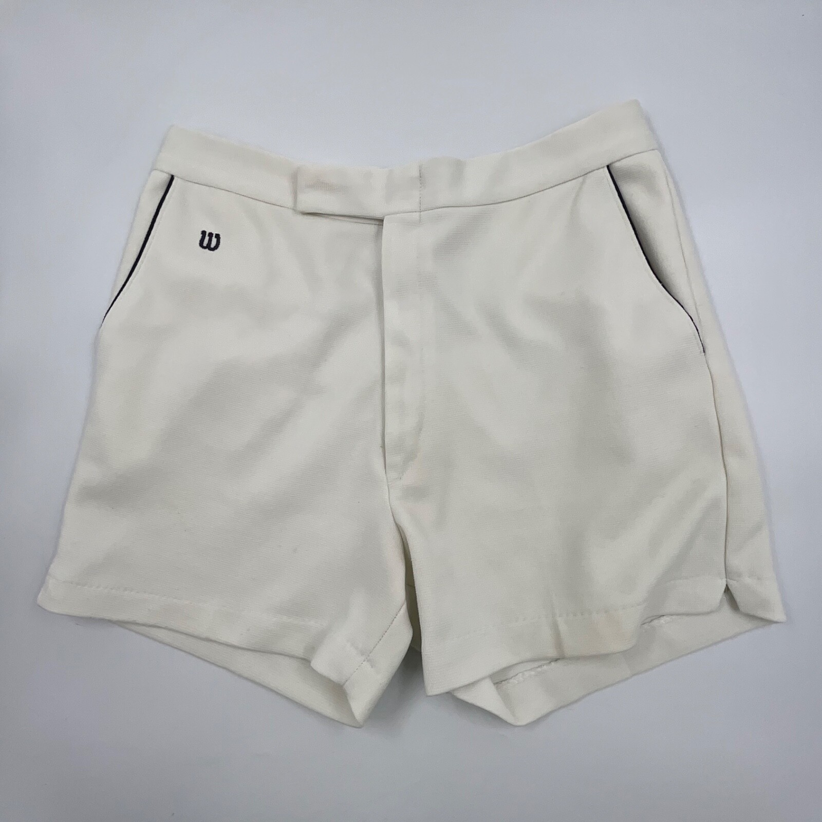 Vintage Wilson Tennis Shorts White Athletic Bottoms USA Made Size 36 eBay