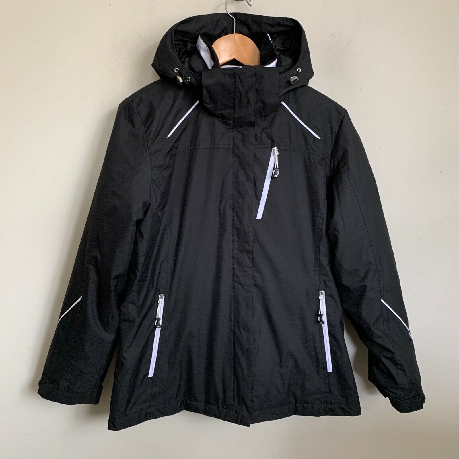 ZeroXposur Winter 2-in-1Jackets Black White Zip Out Inner ZeroXposur Winter 2-in-1Jackets Black White Zip Out Inner