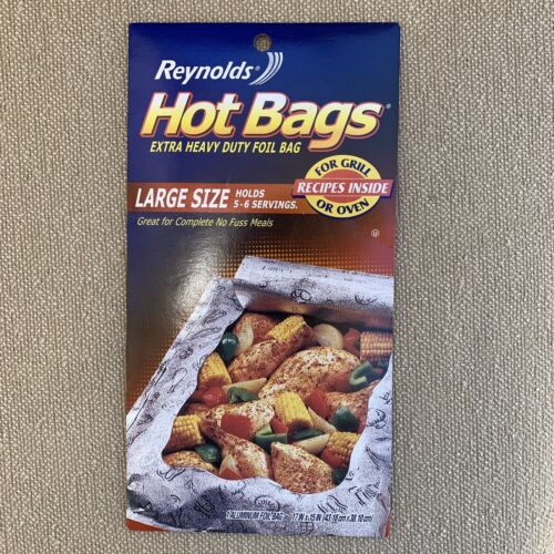 Reynolds Hot Bags Extra Heavy Duty Foil Bag Large Size Holds 5...