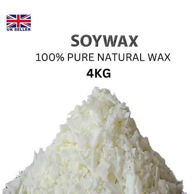 1KG-50KG Soy Wax 100% Pure Candle Making Wax Natural Flakes Clean Burning Soya
