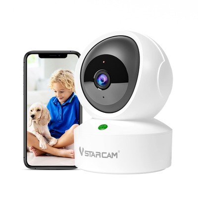 VSTARCAM Home Securiy Camera, Smart Indoor Camera with One-Touch Call, Dog Ca...