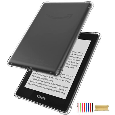 Clear Case for 2024 All-New Kindle Paperwhite 12th Generation 7'' Soft TPU Cover