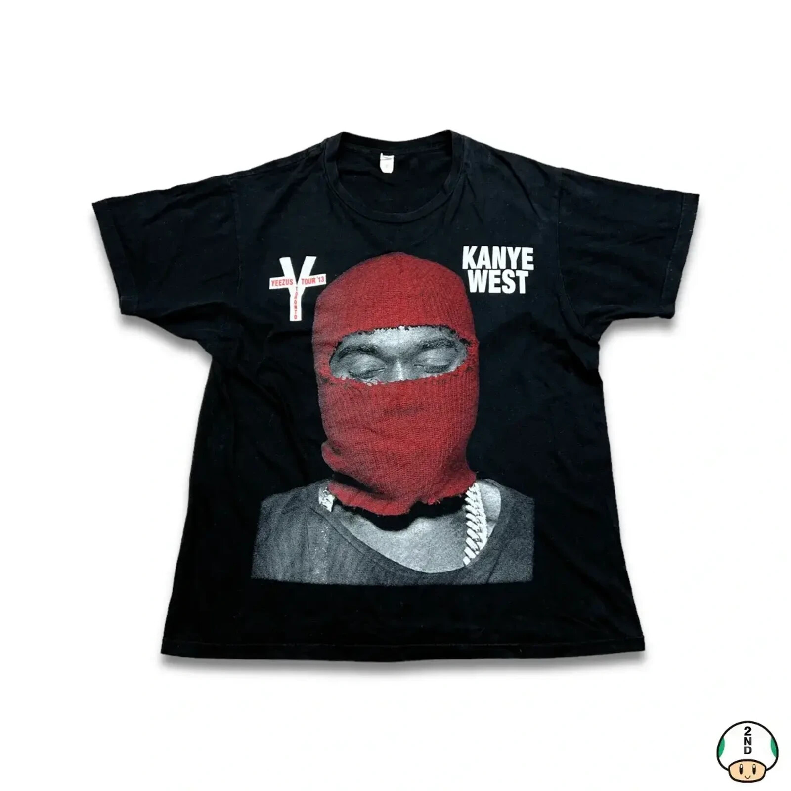 レア カニエウェスト yeezus ツアーT 2013 Kanye West 100% Authentic 2013 YEEZUS Tour T-Shirt Sz XL Kanye West