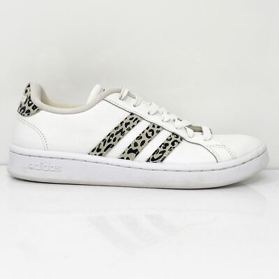 

Adidas Womens Grand Court FW9779 Белая повседневная обувь Кроссовки Размер 8, Белый, Grand Court
