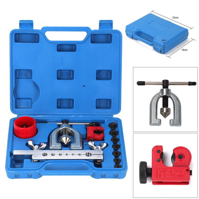 Bremsleitung Bördelgerät Werkzeug Doppel Bördelwerkzeug Satz für Kfz Bördeln