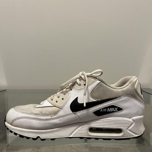 Nike Air Max 90 Essentials Sneakers Womens 12 White Black