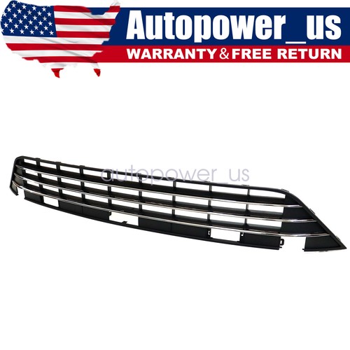 replacement for 2015 - 2017 Touareg Front Bumper center lower outer Grille 3 pc