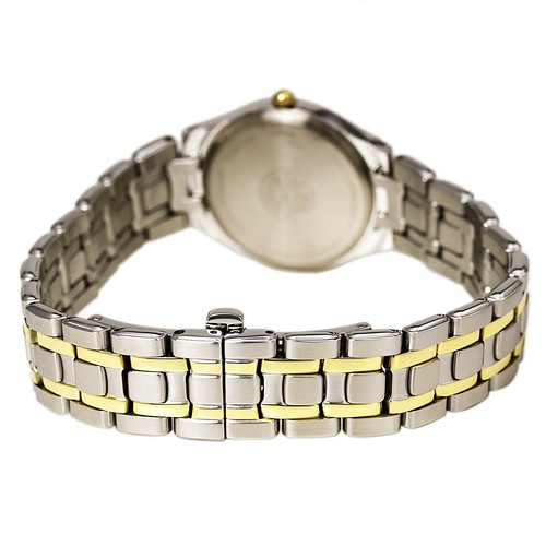 Pre-owned Citizen Women's Watch Plated Stainless Steel Case Eco-drive Mop Dial Eg3154-51d