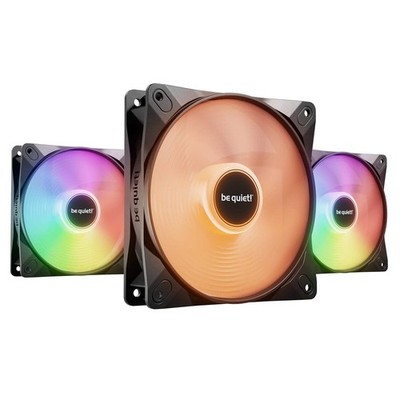 be quiet! Light Wings LX 120mm PWM High-Speed Fan, ARGB Lighting, Black, Ultra-Q