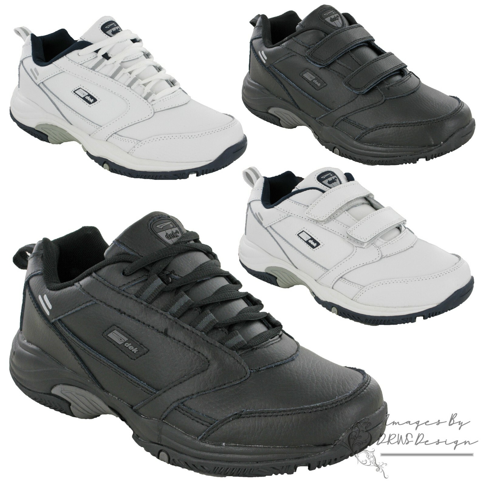 boys white leather trainers