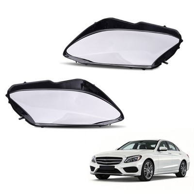 Headlight Lens Cover For Mercedes-Benz C180 C200 C250 C300 C350 C400 2015-2017