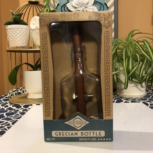 True Genius Brainteaser - Grecian Glass Bottle Difficulty Level 5