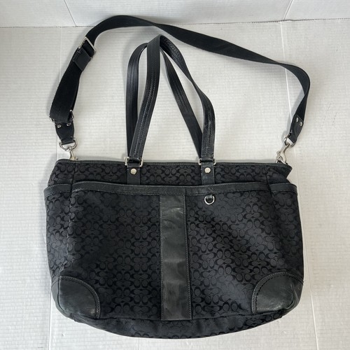 バッグ COACH Handbag Pouch Signature Leather Coach Handbag Purse 