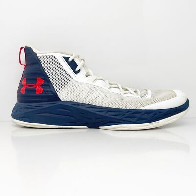 

Кроссовки Under Armour Mens Jet Mid 3020623-102 Белые Баскетбольные Кроссовки Размер 12, Белый, Jet Mid