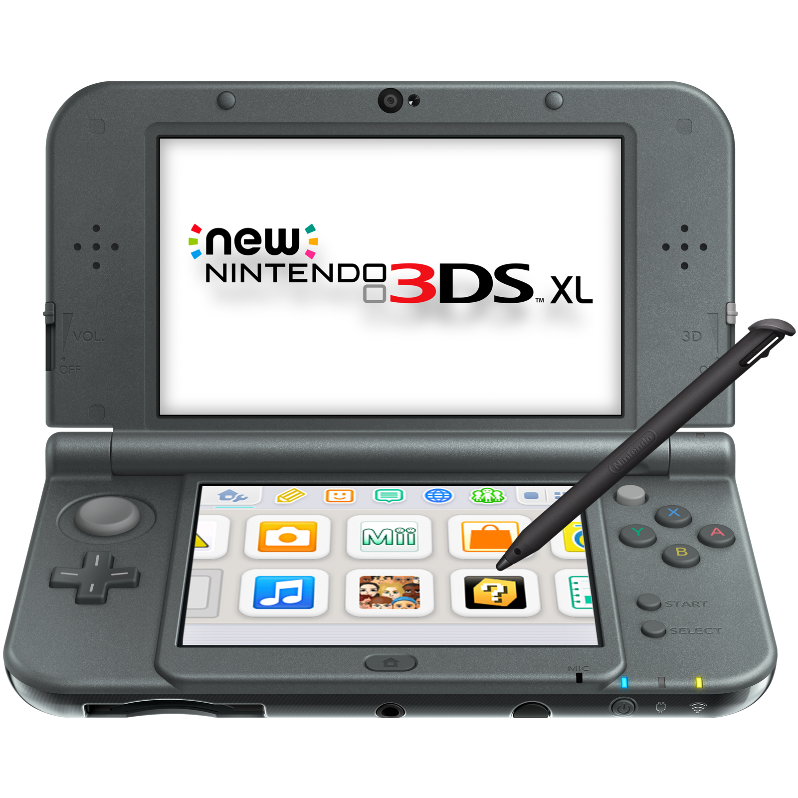 New Nintendo 3DS XL (New Black) - REFURBISHED BY NINTENDO - Warranty