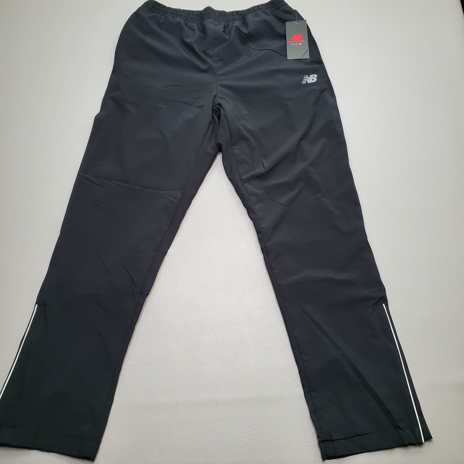 New Balance Men's All Motion Warm Lined Track Pants Black Drawstrings