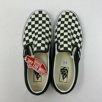 forest green checkered vans