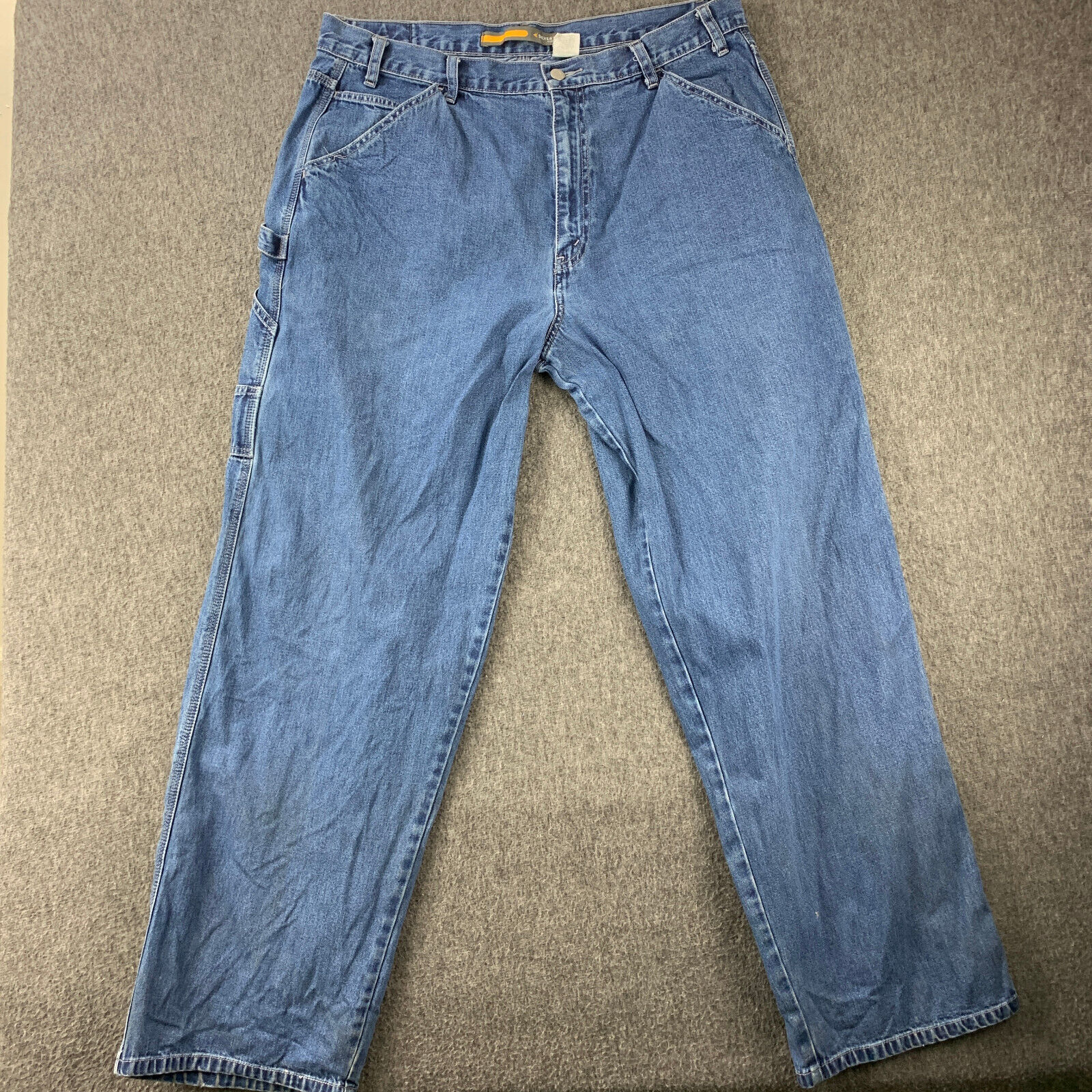 VTG Silvertab Carpenter Jeans Mens 36x33 Baggy Wide Leg Y2K VTG Silvertab Carpenter Jeans Mens 36x33 Baggy Wide Leg Y2K