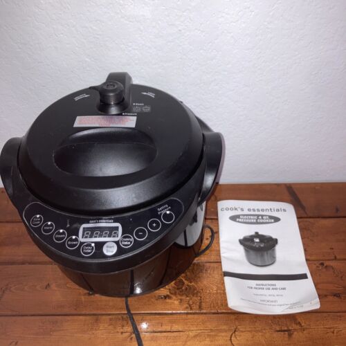 Cooks Essentials K34606 Model 99731 Electric Pressure Cooker - Tested & Working Cooks Essentials K34606 Model 99731 Electric Pressure Cooker - Tested & Working