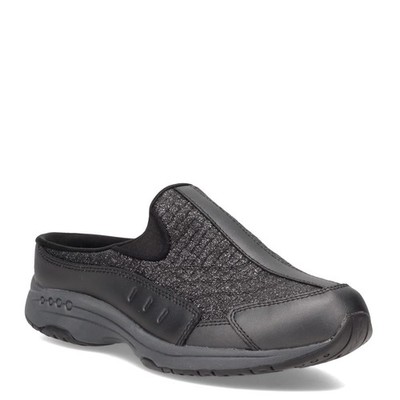 Easy Spirit Traveltime Mule Womens Slip On 95 2AN US BlackGlitter