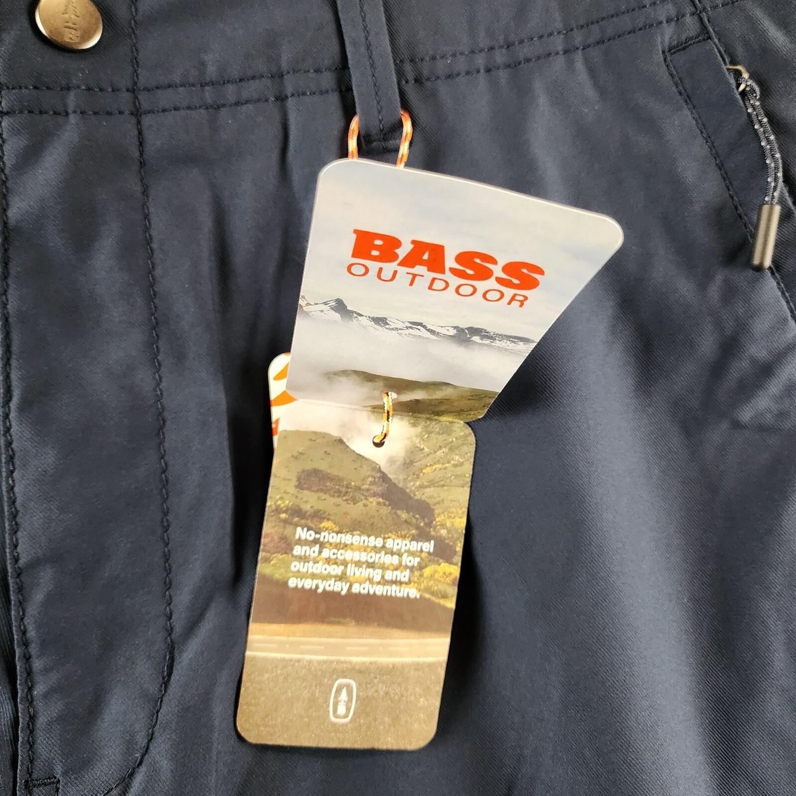 BASS OUTDOOR Traveler Slim-Straight Fit Flex Tech Twill Pants Men's 36 Slate - Picture 10 of 23