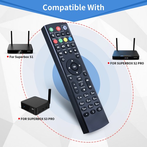 Remote Control For Superbox S1 S2/S3Pro S5/S6Max Elite ll MAX IV without Voice