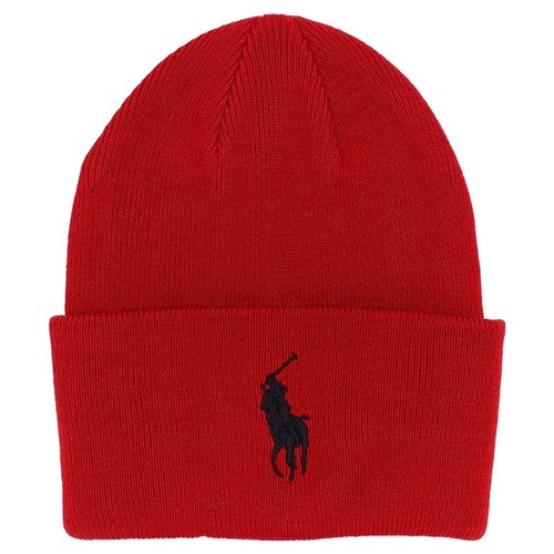 

[PC0897-620] Мужская шапка Polo Ralph Lauren BIG PONY CUFF, Красный