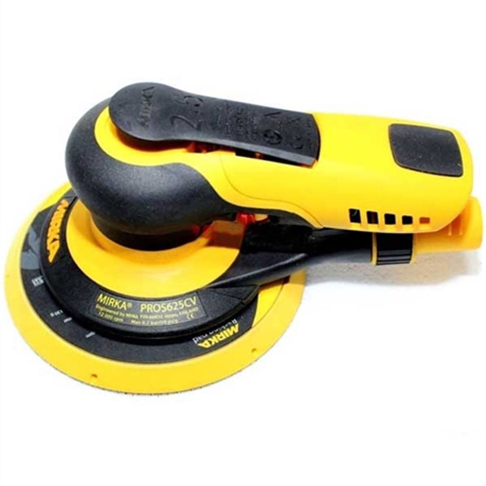 Mirka PROS 625CV 150mm Central Vacuum 2.5mm Air Powered Random Orbital Sander