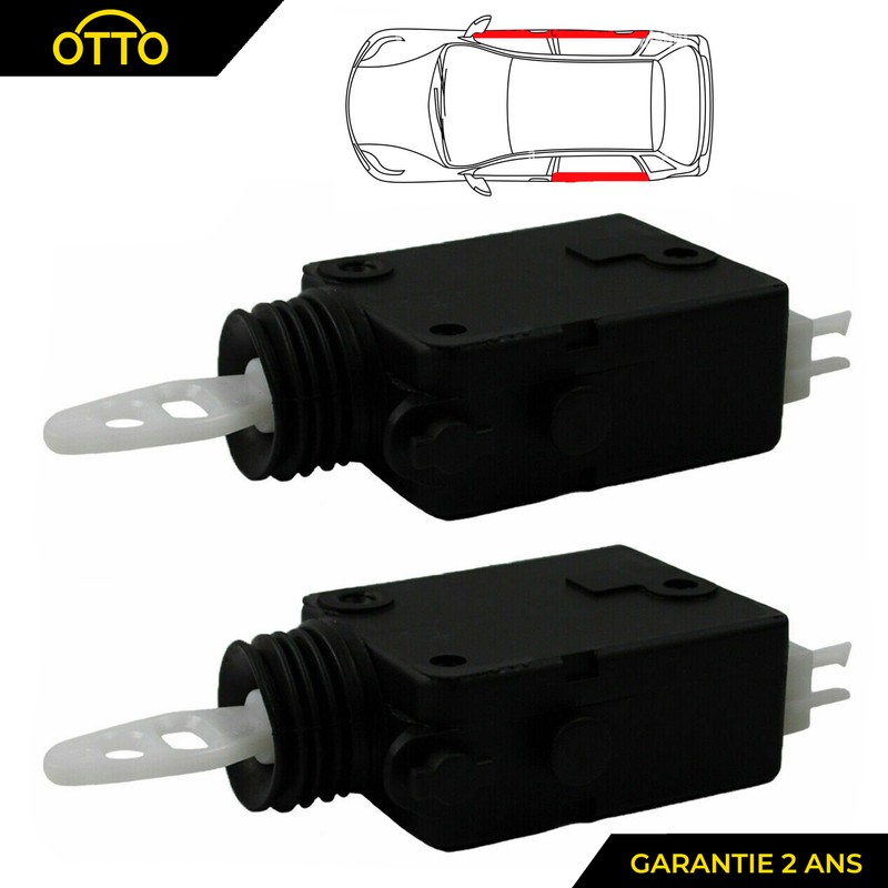 2x Moteur De Centralisation Porte Evasion Xantia Xm Zx Saxo 106 205 309 405 605