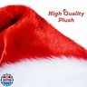 Doiurcs Kid Santa Hat - Xmas Holiday Oversized Velvet Christmas Hat for children New Year Festive Holiday Party Supplies (Kid-1pcs)