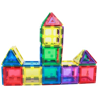 Childcraft Magnetic Building Tiles, Set of 64