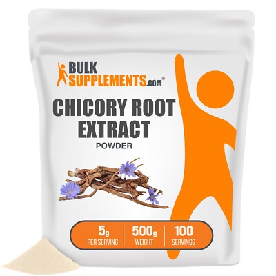 BulkSupplements Chicory Root Extract Powder 500g - 5g Per Serving