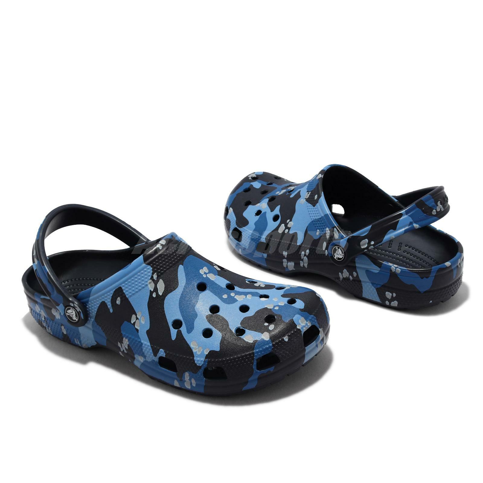 Crocs Classic Printed Camo Clog Navy 