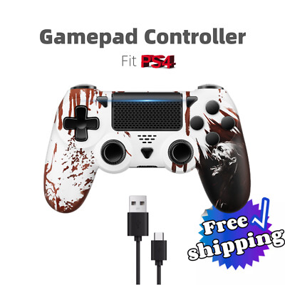 Wireless Controller For Sony PlayStation 4 DualShock PS4 Game Console Zombie