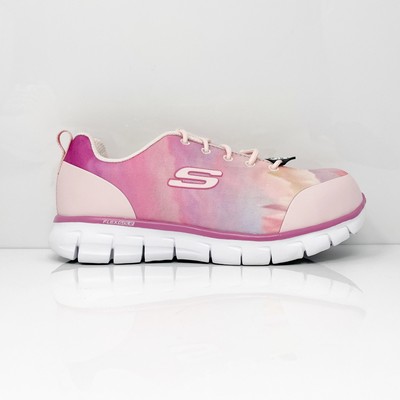 

Skechers Womens Sure Track Saivy 108083 Розовые повседневные кроссовки, размер 7, Розовый, Sure Track Saivy