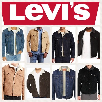 Levis Sherpa Jacket Denim Trucker 