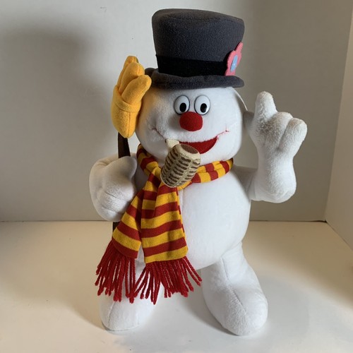 Frosty the Snowman 13” Standing Plush Christmas Holiday Stuffins Doll 1999