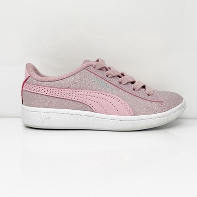 

Кроссовки Puma Girls Vikky V2 367637-05 Розовые Повседневная Обувь Размер 11C, Розовый, Vikky V2