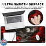 Long Gaming Mouse Pad Extended Anime Large Desk Pad with Non-Slip Base Full Keyboard Mat with Stitched Edges for Gaming and Office 31.5 x 11.8 inches (Dark Full Moon)