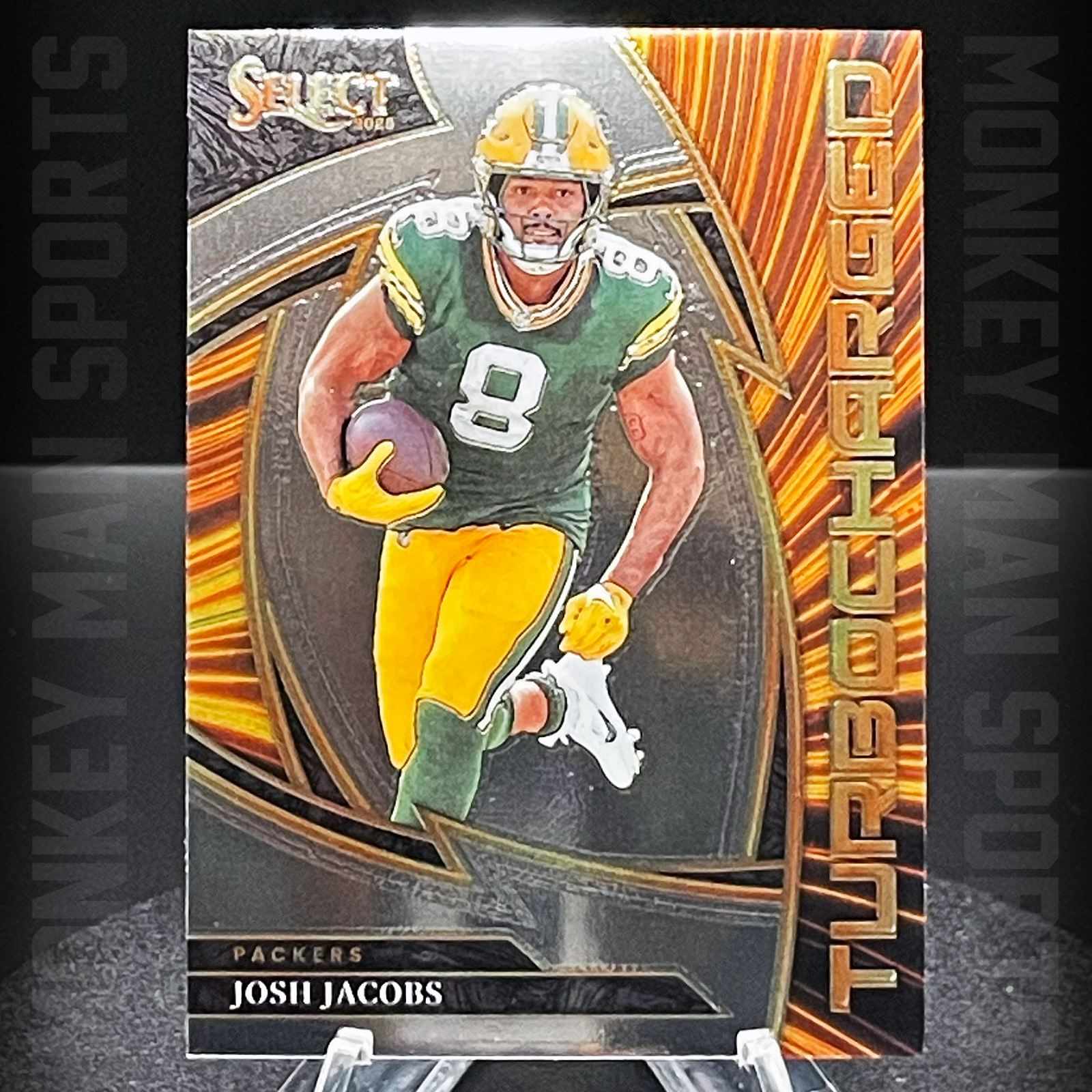 2025 Select - Josh Jacobs - TURBOCHARGED #13 PACKERS MINT