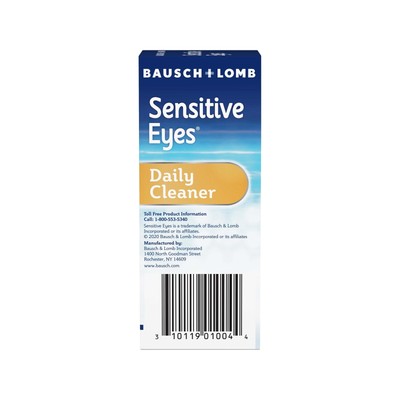 Bausch & Lomb Sensitive Eyes Daily Cleaner 1 Oz. Sterile Isotonic Solution Safe