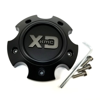 XD Series Black Wheel Center Cap for 5L XD829 Hoss II XD834 Cyclone XD835 Swipe