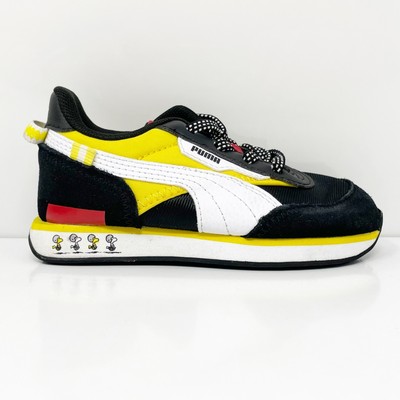 

Кроссовки Puma Boys Peanuts Future Rider 381924-01 Черная Повседневная Обувь Размер 8C, Черный, Peanuts Future Rider
