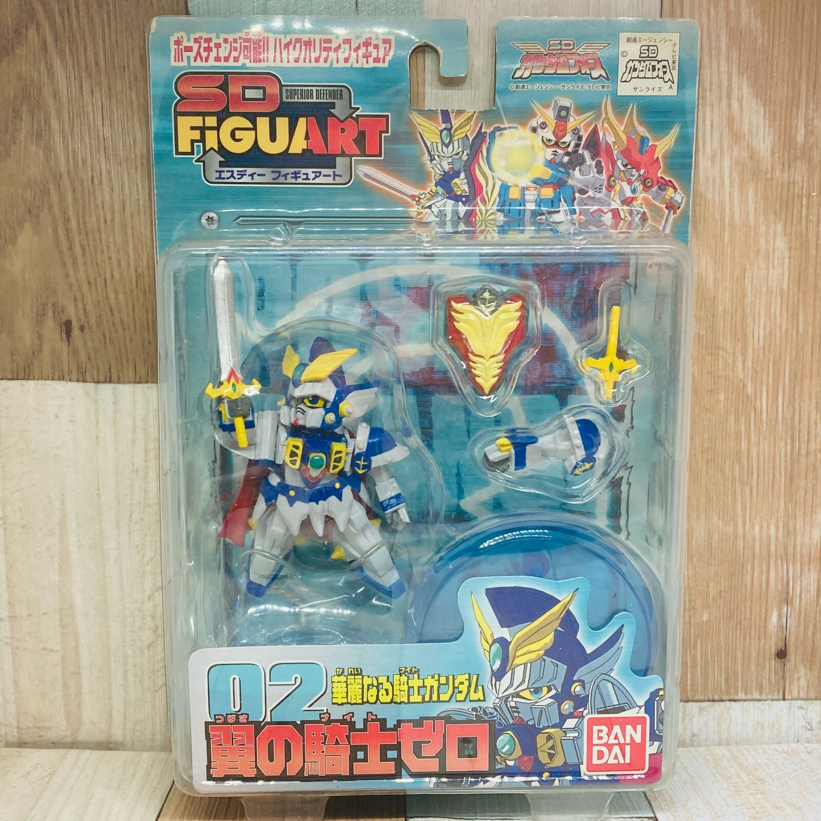 SDガンダムフォース エスディー　フィギュアート SD-FIGUART Bandai Japan 2004 SD Gundam Force SD Figuart Knight Wing