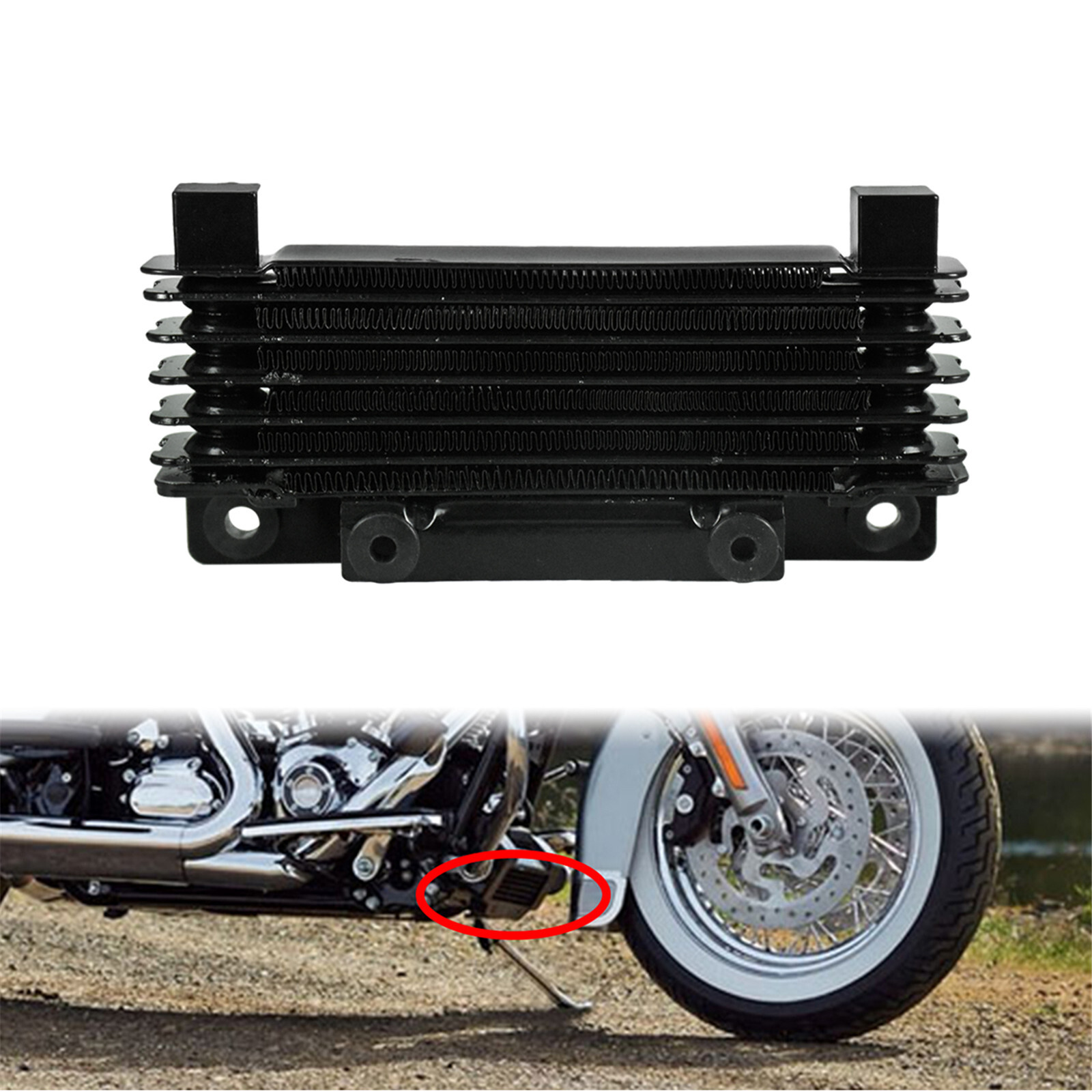 Cooler Radiator Fit For Harley Touring Road Glide Fltr 2009-2016