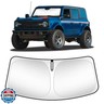 Windshield Sunshade Compatible with Ford Bronco 2021 2022 2023 2024 2025 (Not for Bronco Sport) Accessories Sun Shade Visor Shield Protector